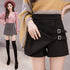 High Waist A-line Woolen Skirt - ROUTINE FASHION